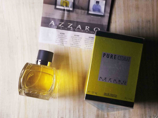 Pure Cedrat Azzaro for men EDT Spray 125 ml 4.2 oz OR 75 ml 2.5 oz, Vintage, Rare, Sealed