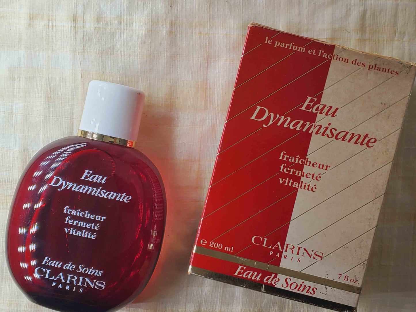 Eau Dynamisante Clarins for women and men Eau de Soins Splash 200 ml 7 oz, Vintage, Rare