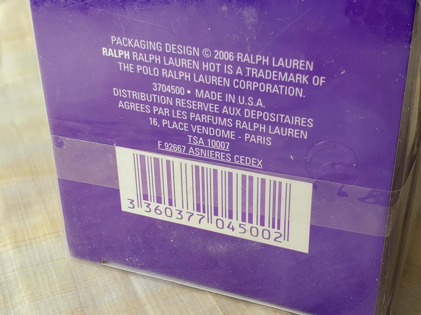 Ralph Hot Ralph Lauren for women EDT Spray 100 ml 3.4 oz Or 50 ml 1.7 oz, Rare, Vintage