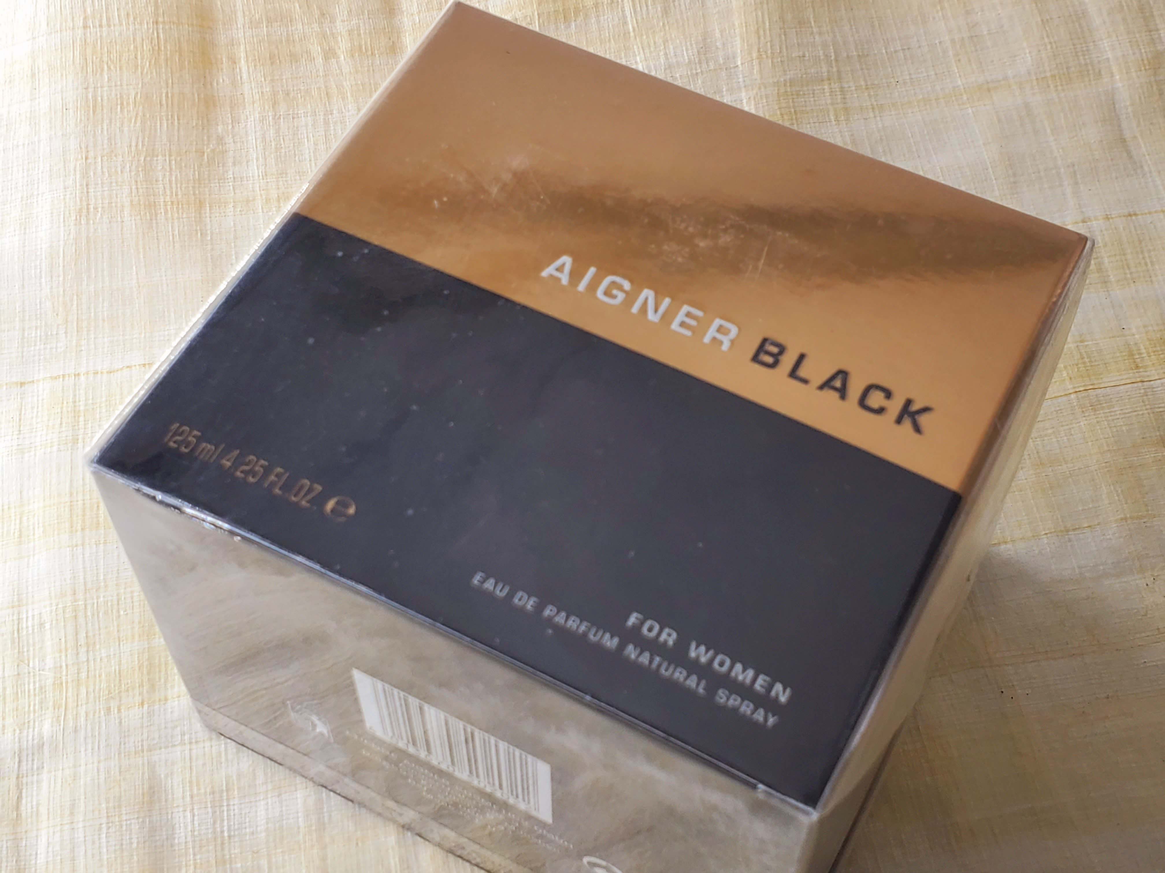 Aigner Black Etienne for women EDP Spray 125 ml 4.2 oz Vintage