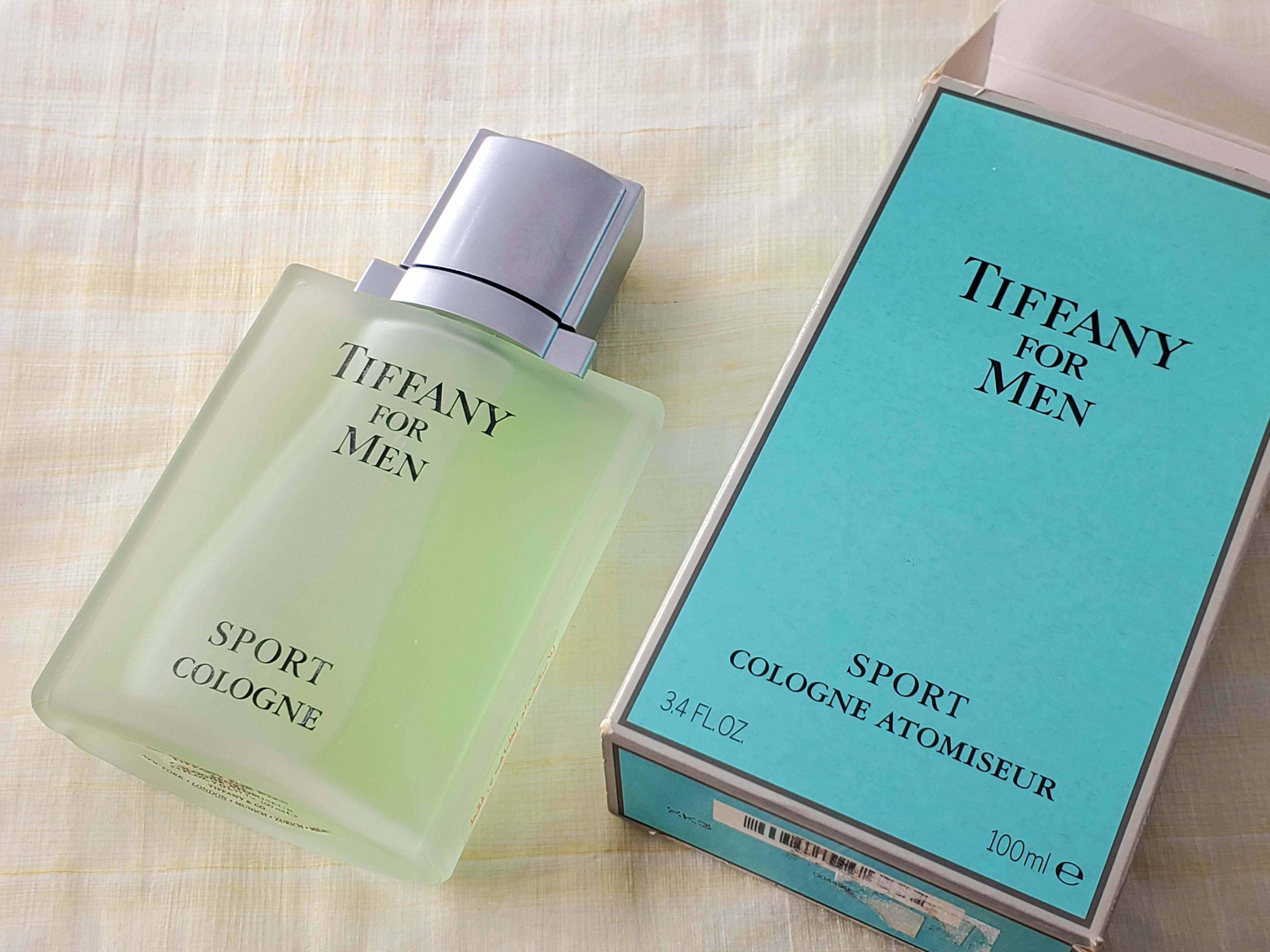 Tiffany for Men Sport EDT Spray 100 ml 3.4 oz, Vintage, Slightly