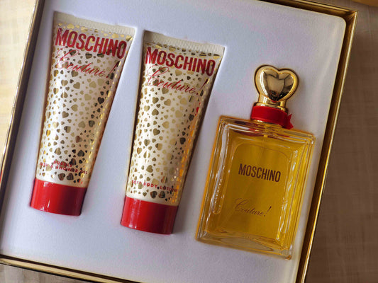 Couture! Moschino for women EDP Spray 100 ml 3.4 oz OR 50 ml 1.7 oz, Rare, Vintage, SET