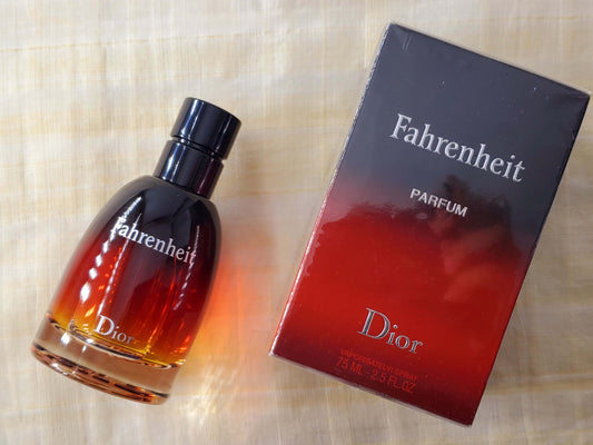 Fahrenheit Le Parfum (FIRST EDITION) Christian Dior for men EDT Spray 75 ml 2.5 oz, Rare, Vintage