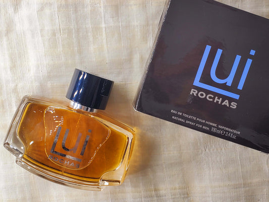 Lui Rochas for men EDT Spray 100 ml 3.4 oz, Vintage, Rare