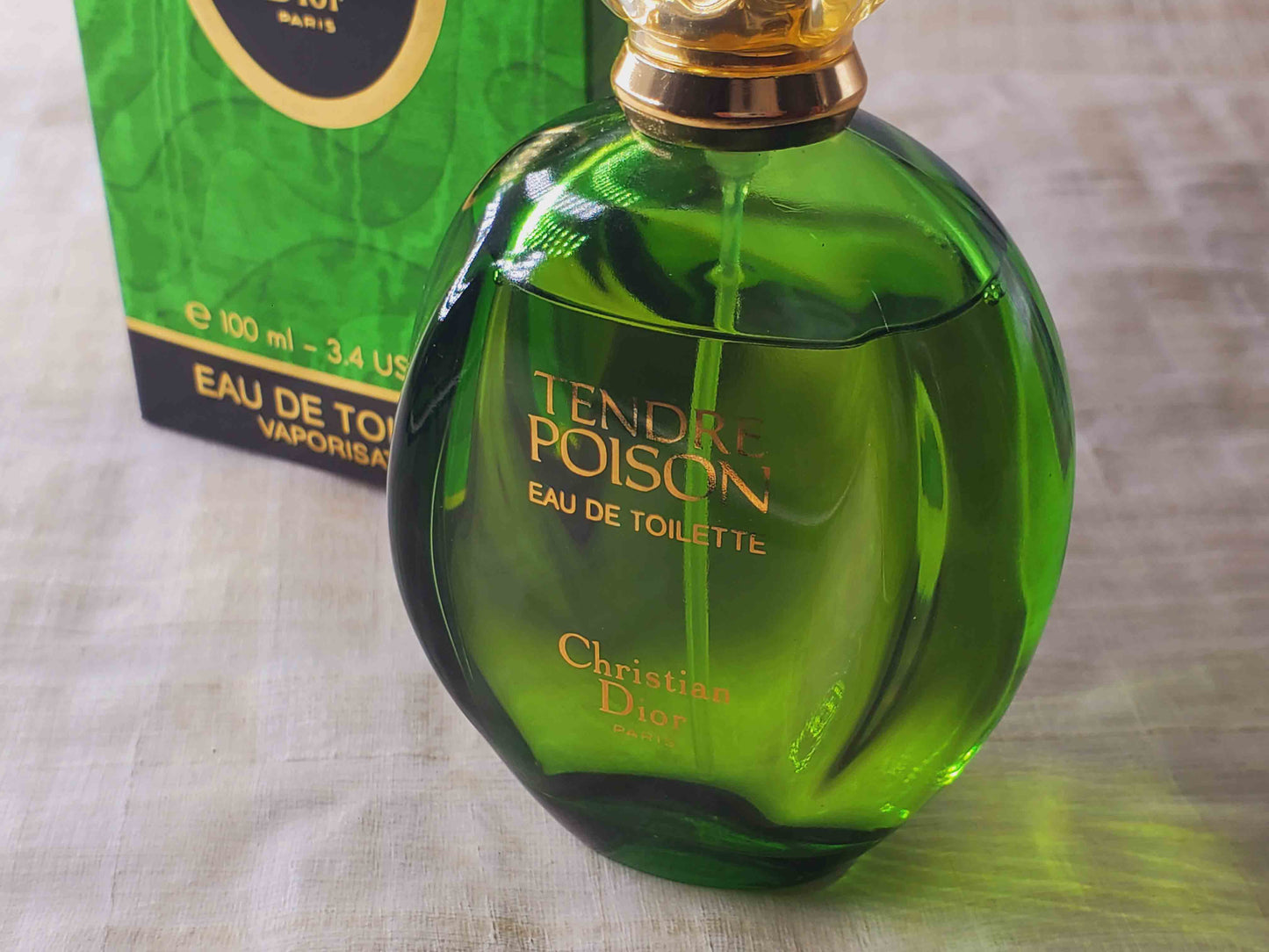 Tendre Poison by Christian Dior EDT Spray (BUNDLE /TWO) 2X50 ml 2X1.7 oz, Vintage, Rare, As Pic