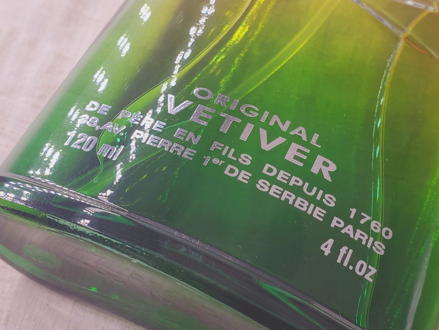 Original Vetiver Creed (Batch 2004 First Edition) for Unisex EDT Spray 120 ml 4 oz, Vintage, Rare