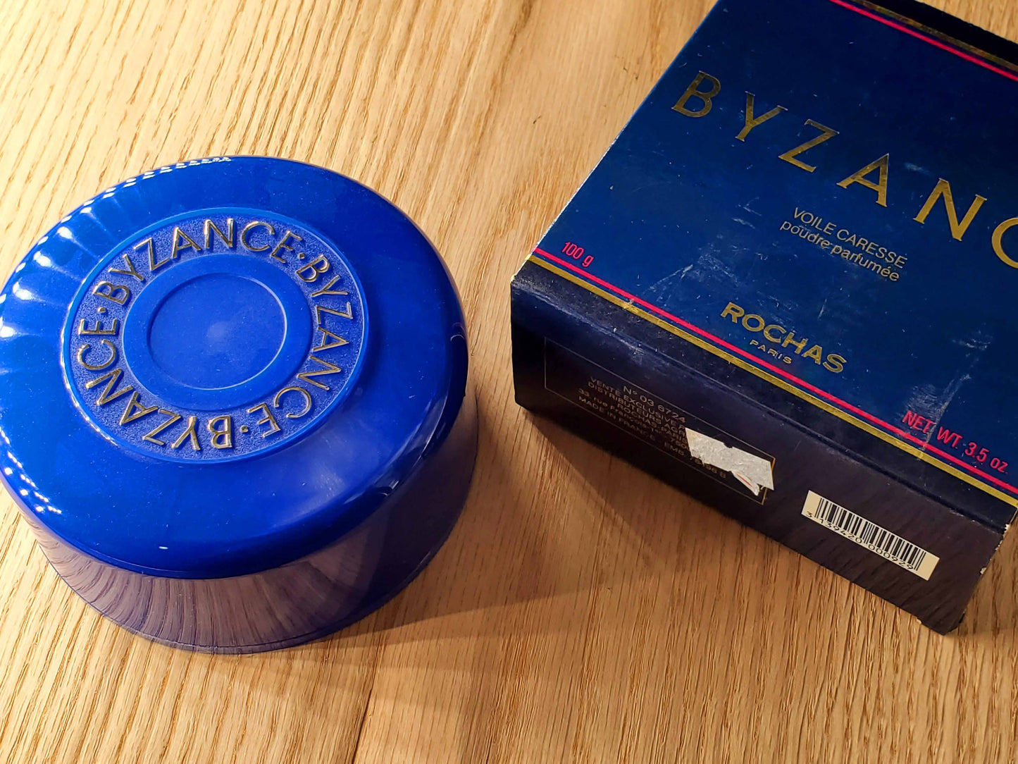 Rochas Byzance EDT Spray 100 ml 3.4 oz + Poudre Parfume 100 g, Vintage, Rare
