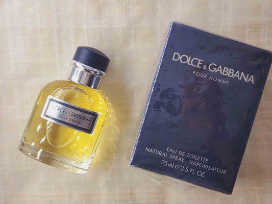 Dolce & Gabbana pour Homme (Italy 2007) for men EDT Spray 75 ml 2.5 oz, Rare, Vintage