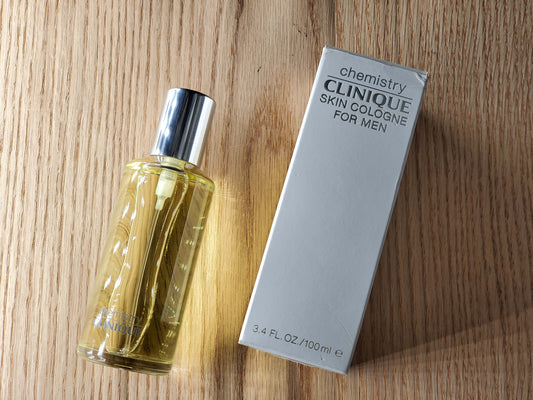 Chemistry by Clinique Skin Cologne for Men EDT Spray 100 ml 3.4 oz OR 50 ml 1.7 oz, Vintage, Rare