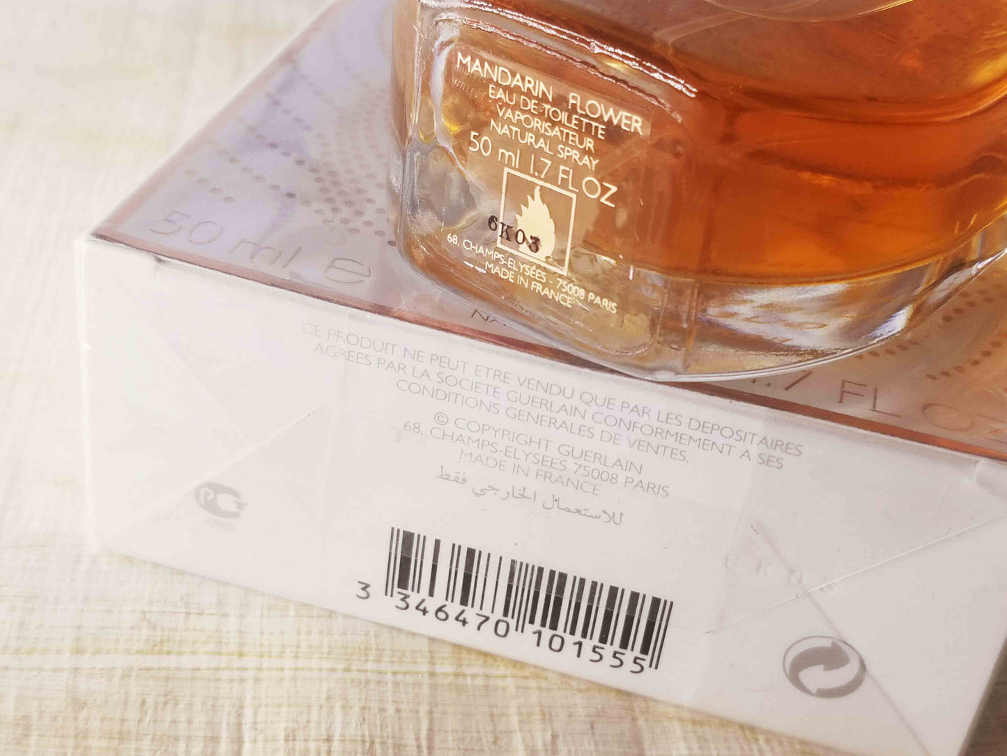 L'Instant de Guerlain Fleur de Mandarine for women EDT Spray 50 ml 1.7 oz, vintage, rare