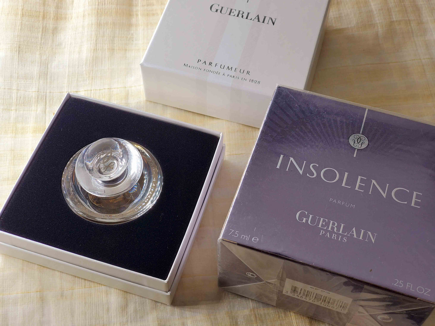 Insolence Extrait Guerlain for women PARFUM Splash 7.5 ml 0.25 oz, Vintage, Rare